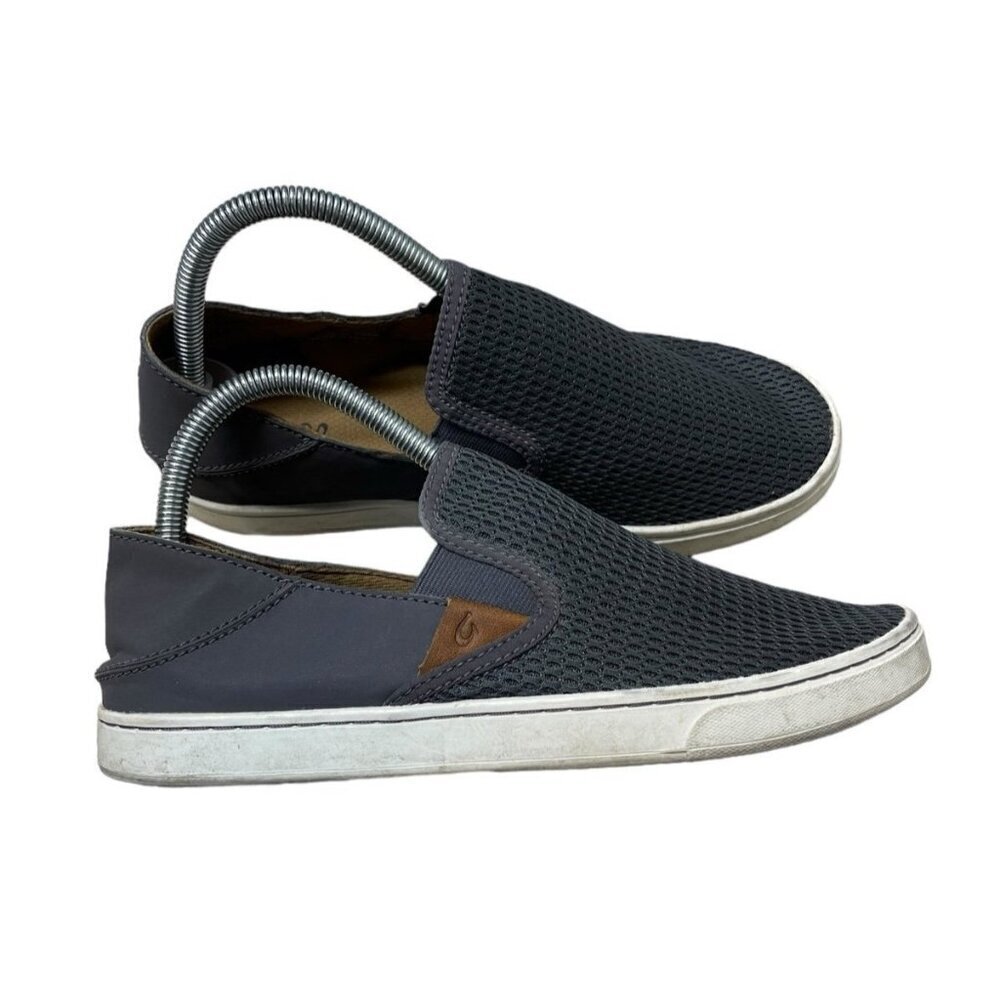 OluKai PEHUEA Mesh Slip On 20271-PVPV PAVEMENT Used Women's Size 9